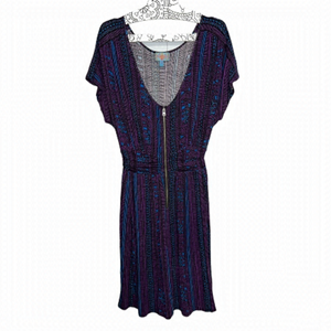 Tracy Reese Plenty Anthropologie Printed Front Zip Dress